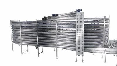 Spiral Cooling Tower Machine for Bread Baking Equipment