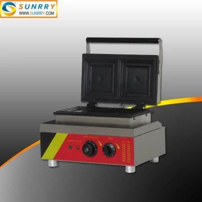 High Quality Electric Automatic Grill 2 PCS Sandwich Waffle Maker Machine