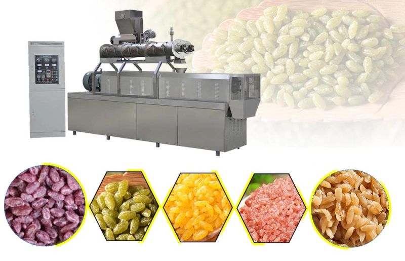 Instant Rice Make Machinery/Nutritional Rice Kernels Production Plant/Fortificated Rice Machine