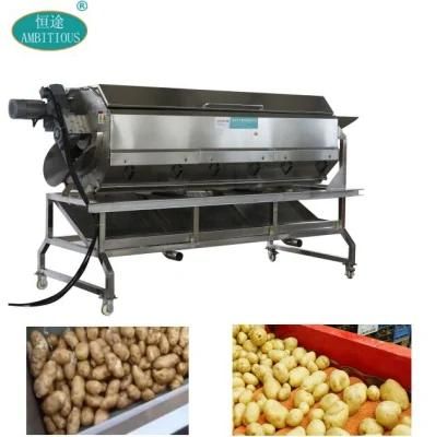 Industrial Continuous Potato Peeling and cleaning Machine
