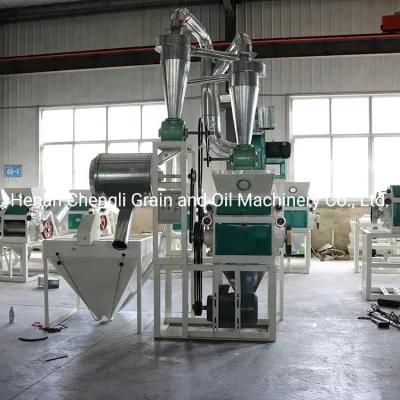 High Efficiency 20-200 Mesh Small Flour Mill Line for Wheat/Corn