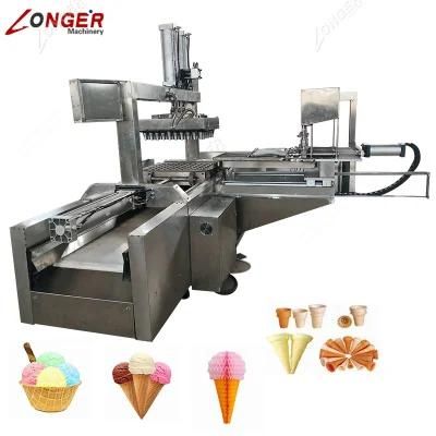 Commercial Waffle Cup Maker Ice Cream Cone Machine for Sale