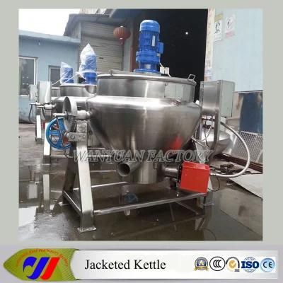 200L Gas Jacketed Tomato Sauce Cooking Pan