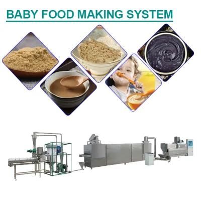 High Quality and Industrial Stainless Steel Nutritional Rice Powder Production Line