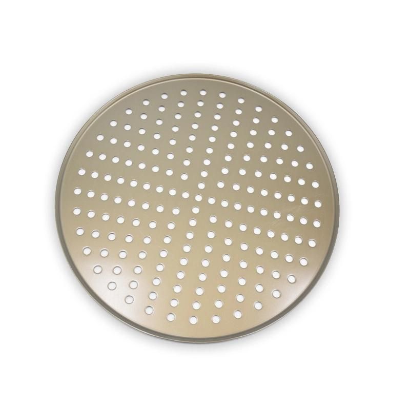 Rk Bakeware China-Amazing Perforated Pizza Disk Pan 9′′/12′′/15′′