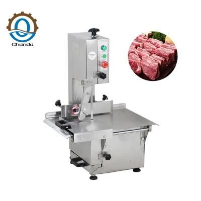 Automatic Fish Steak Chopper Ribs Cutter Frozen Meat Bone Chicken Cutting Machine Meat ...