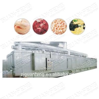 150kg IQF Tunnel Freezer Food Processing Machine