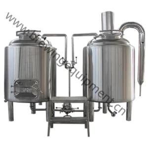 500L 1000L 3000L 5000L SUS304 Commercial Beer Brewing Equipment / Industrial Brewery ...