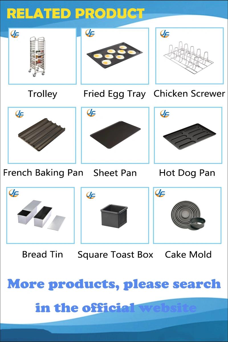 Double Line Tray Rack Trolley Stainless Steel Bakery Trolley