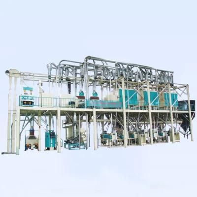Automatic Corn Flour Mill Grits Processing Equipment Maize Meal Grinding Milling Machinery