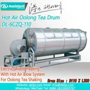 Electric/Wood Heating Hot Air Oolong Tea Shaking Drum Machine Dl-6czq-110t