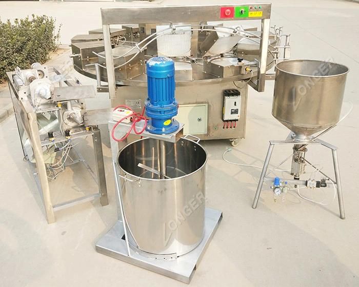 Unique Crispy Biscuit Making Machine Line Egg Roll Production Machinery