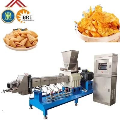 Automatic Deep Fried Snack Extruder Factory Corn Fried Food Production Line