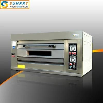 Kitchen Equipment Stainless Steel Single Gas Deck Oven