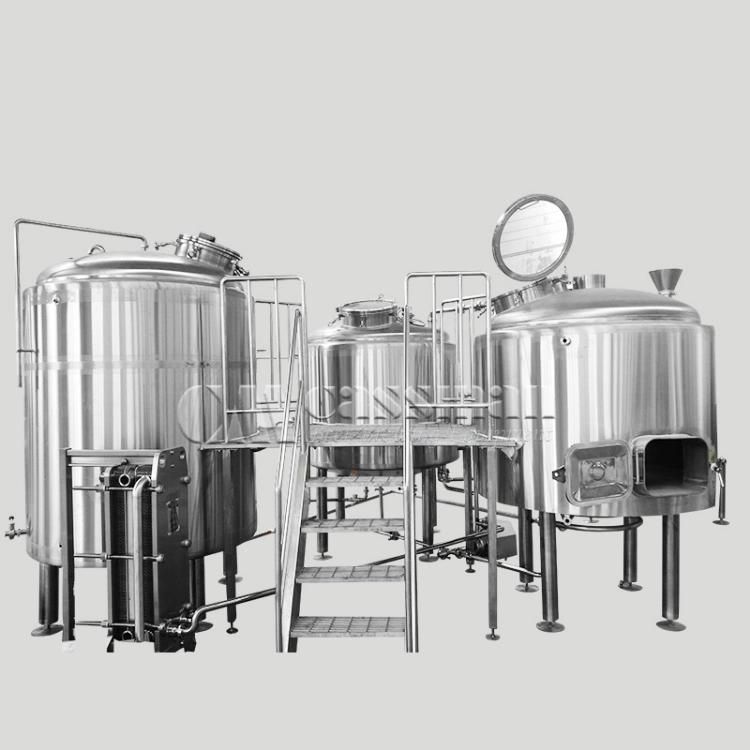 Cassman 2000L Industrial Beer Brewhouse Equipment with Dimple Cooling Jacket