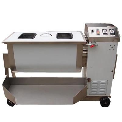 Meat Flavor Mixing Machine Industrial Food Dry Powder Mixer/ Ribbon Blender/ Powder Mixing ...