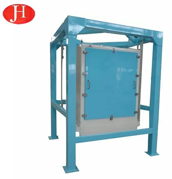 Customized Electric Mono Bin Starch Sifter Dried Cassava Flour Fiber Sieve Making Machine