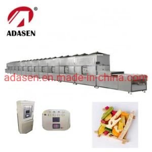 Hot Sale Tunnel Conveyor Belt Microwave Drying and Sterilization Machine of Dried Fruits
