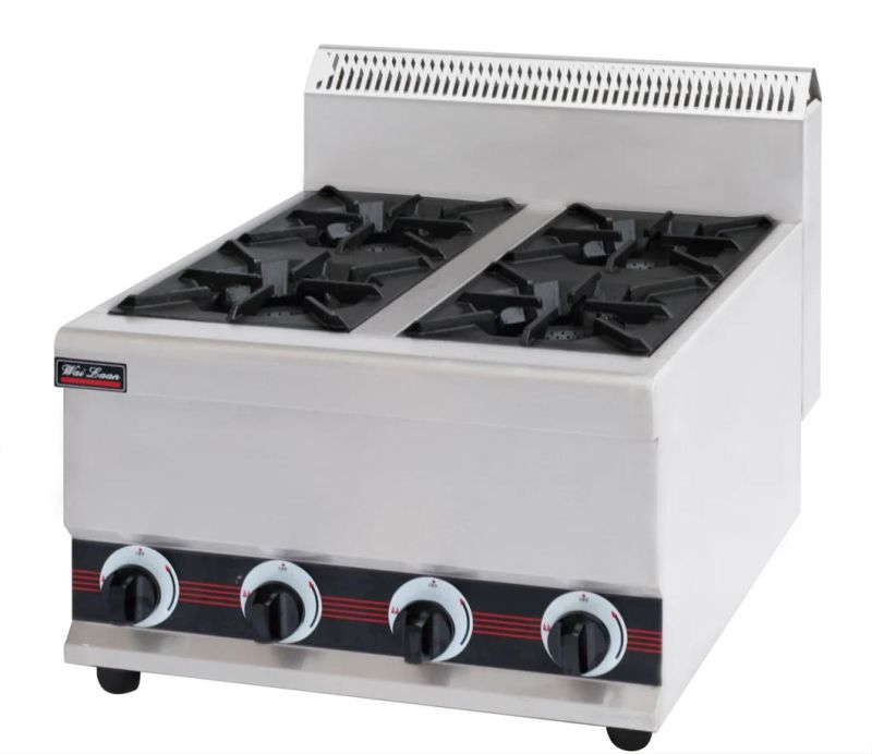 Cuntertop Gas Stove 2 Burners Ooker Range for Restaurant Kitchen Equipment