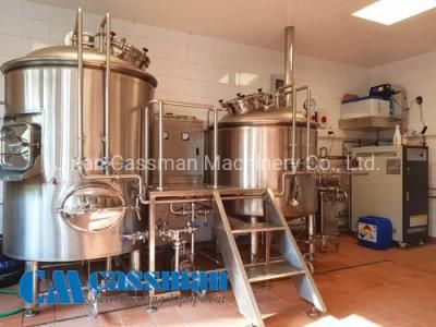 Cassman Turnkey Project SUS304 1000L Germany Brewery Equipment with Ce Certificate