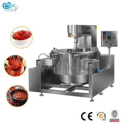 Factory Price Automatic Industrial Hot Chili Paste Sauce Planetary Cooking Mixer