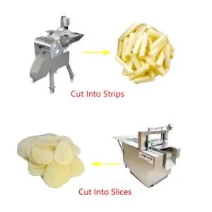 Automatic Fried Chicken Breading Machine French Fries Cutter Machine Potato Cutting