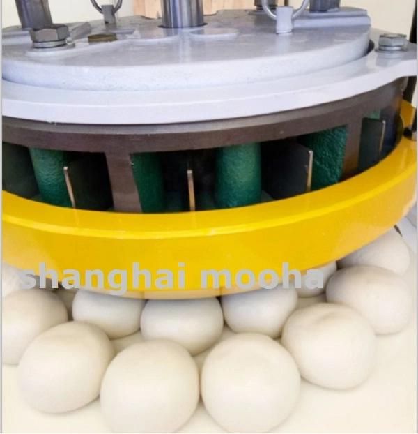 Commercial Dough Rounder Semi Automatic Pizza Dough Divider and Rounder Bakery Machines Dough Ball Maker Bread Roller Baked Dough Rounder