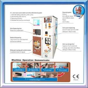 Vending Soft Ice Cream Machine with Remote Monitoring System