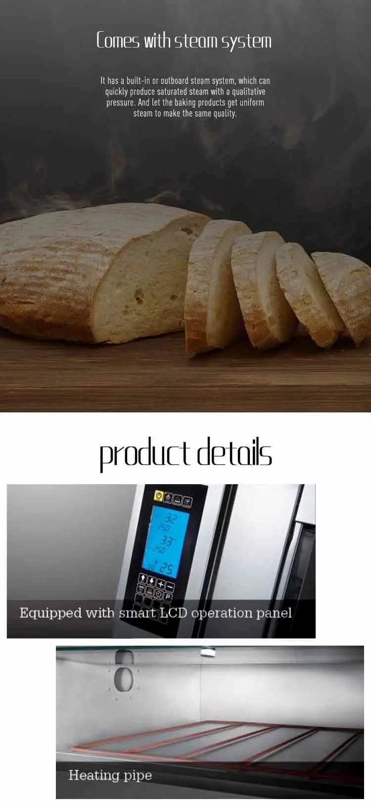 LCD Screen 3 Deck 6 Trays Electric Baking Oven