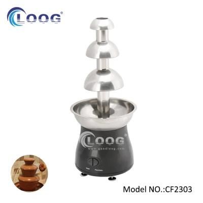Electric Snack Machine Restaurant Appliance Waterfall Shaped Chocolate Blender Pot Melting ...