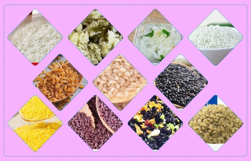 Industry Instant Nutritional Artificial Rice Production Line Automatic High Efficient Vertical Packing Machine