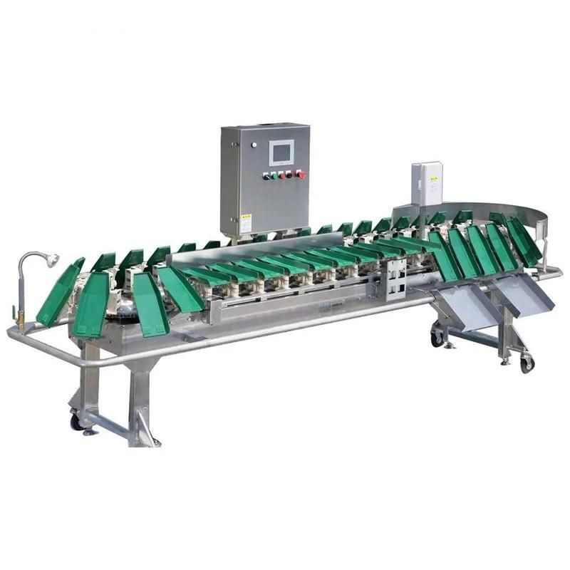 Food Fruitprawn Weight Sorter Grading Machine
