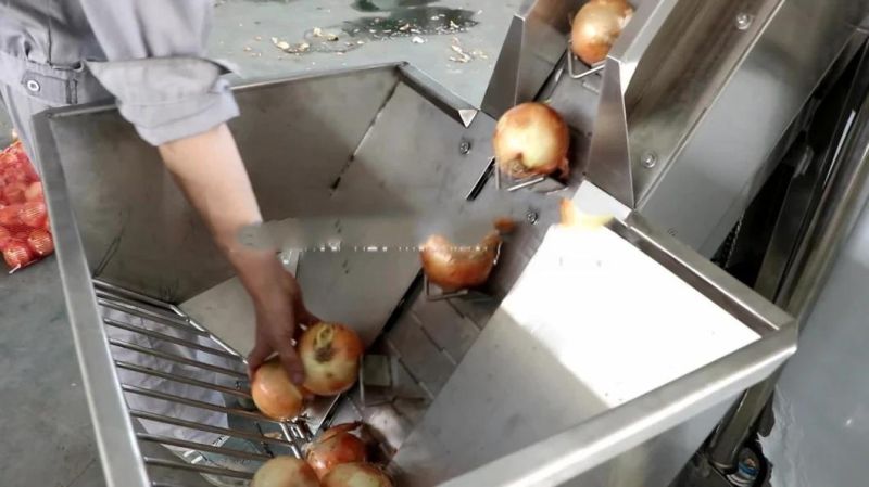 Industrial Onion Peeling and Cutting Machine Onion Peeler Machine