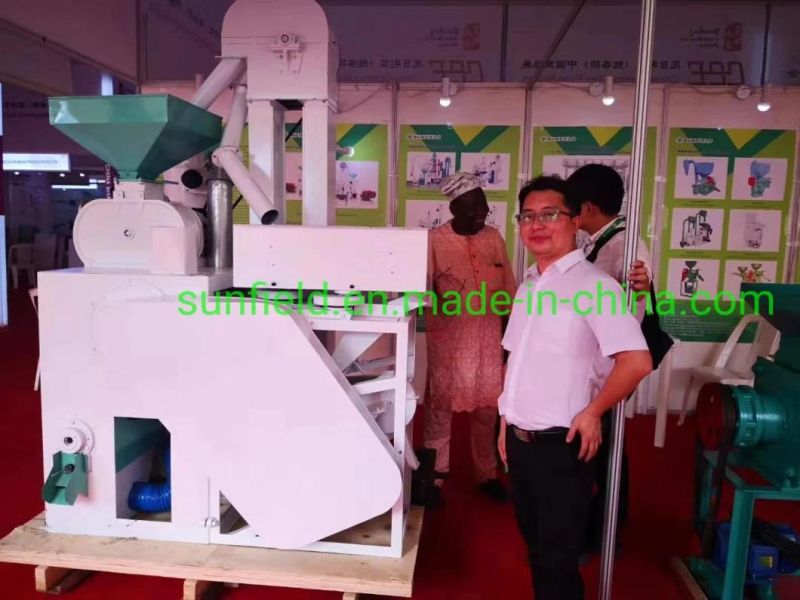 Sunfield Manufacturer Price Grain Processing Machinery Agro Equipment Rice Milling Machine with 30HP Diesel Engine Electric Power