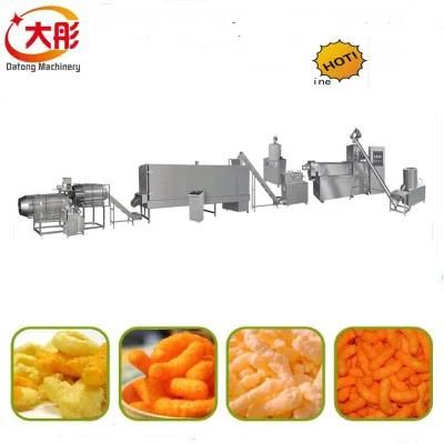 Twin Screw Puff Snacks Food Processing Extruder