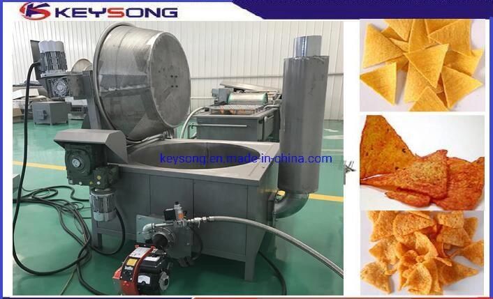 Doritos Snacks Production Line Video Corn Flour Doritos Making Machine