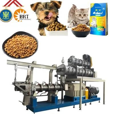 Double Screw Extruder Machine for Dog Cat Fish Pet Food Processing Machinery