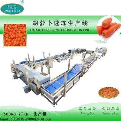 Frozen Vegetable Production Lines Carrot Processing Line
