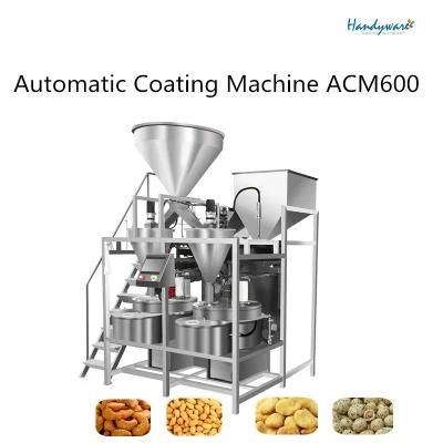 Automatic Coating Machine Double Drums Design for Bigger Capacity