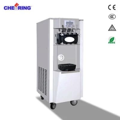 Commercial Stainless Steel Soft Ice Cream Machine with Air Pump and Pre-Cooling system