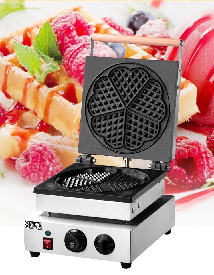 Commercial Electric Four Head Square Waffle Baker Waffle Maker