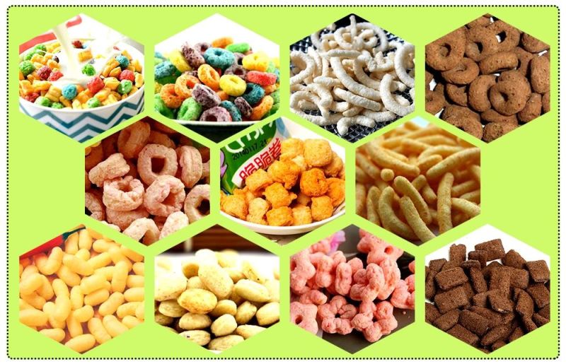 High Quality Automatic Puffed Snacks Making Machine Core Filling Snacks Production Line
