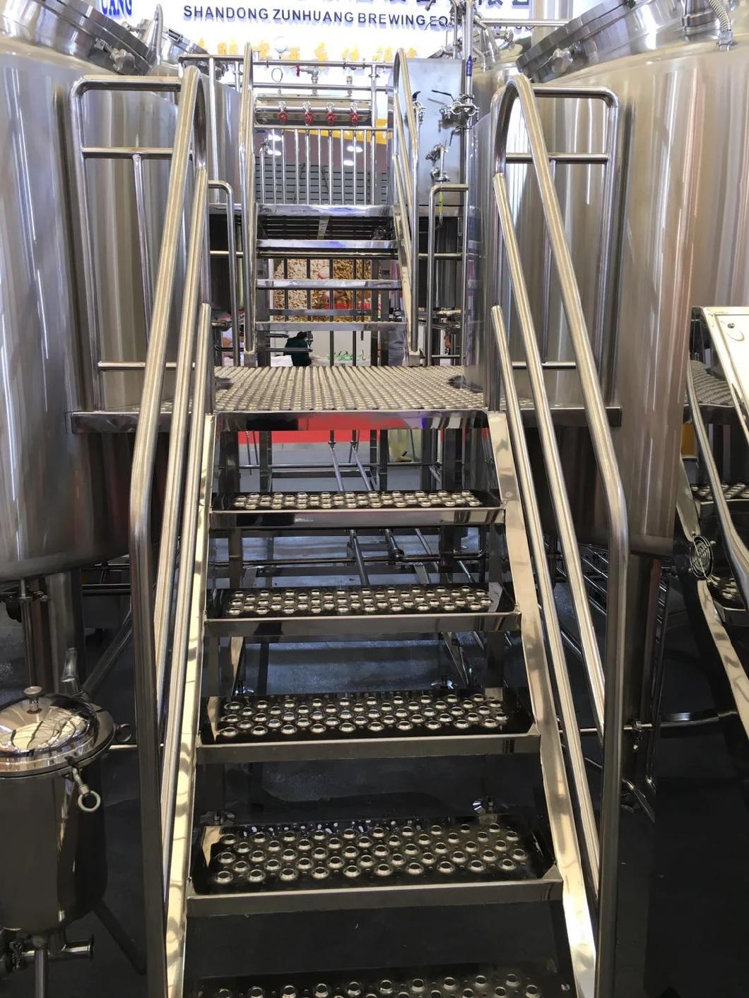 Industrial 2000L Beer Factory Brewing Equipment for Large Brewery