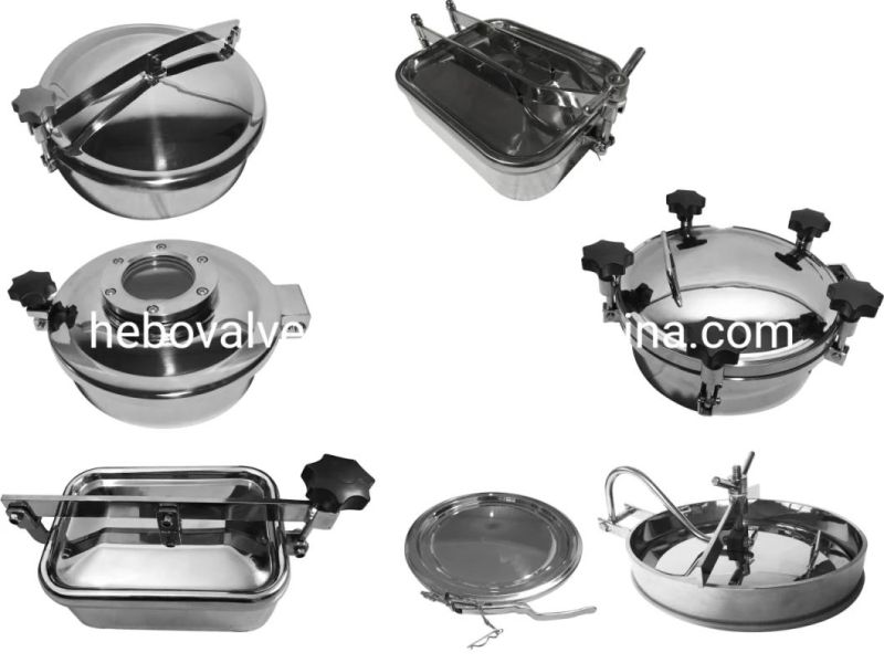 Stainless Steel Food Grade Round Pressure Dome Covers Manhole Cover