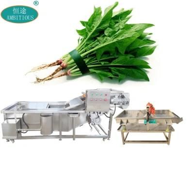 Automatic Fresh Leafy Vegetables Washing and Air Drying Production Line
