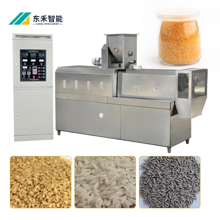 Instant Rice Food Machine Fortified Nutritional Rice Extrusion Machine Process Plant