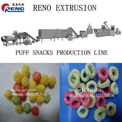 Puffed Corn Snack Cheese Ball Making Machine From China Factory Supplier