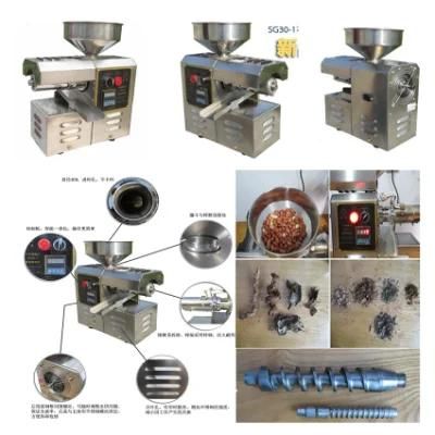 Small Olive Oil Press Peanut Sesame Almond Mini Oil Mill