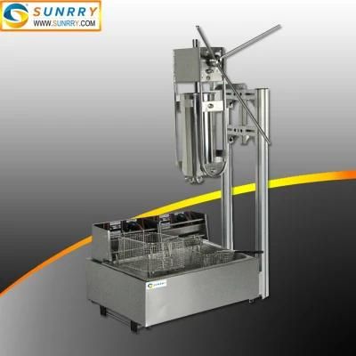 Electric Spanish Churro Making Machine with Fryer