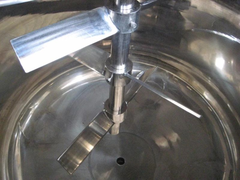 Sanitary Stainless Steel Syrup Heating Melting Mixing Tank for Beverage Industry